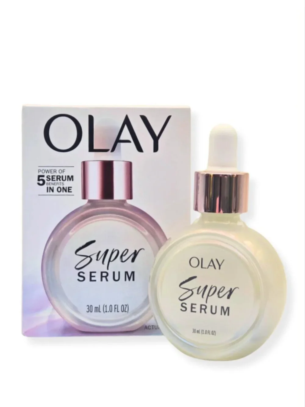 Olay Super Serum 5-in-1 Face Serum 1 oz New